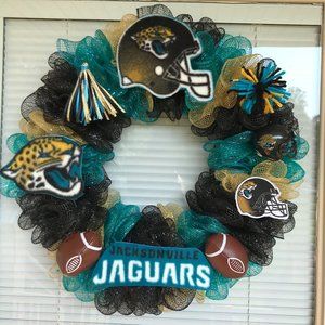 JACKSONVILLE JAGUARS WREATH